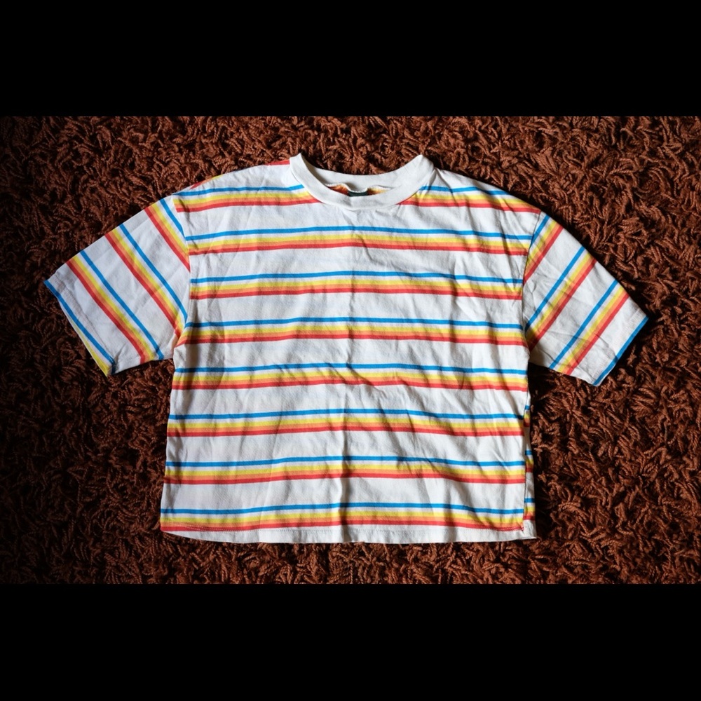 Wild Fable Rainbow Crop Top